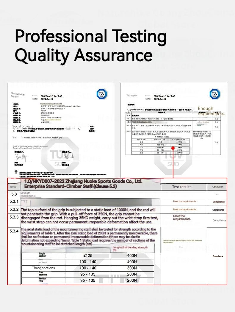 Naturehike 3K Carbon Fiber Collapsible Telescopic Sticks Trekking Pole Folding Portable Walking Stick Staff for Hiking Climbing