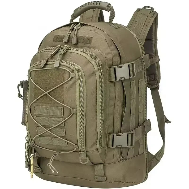 60L Military Tactical Backpack Army Molle Assault Rucksack Outdoor Travel Hiking Rucksacks Camping Hunting Mochila Hombre