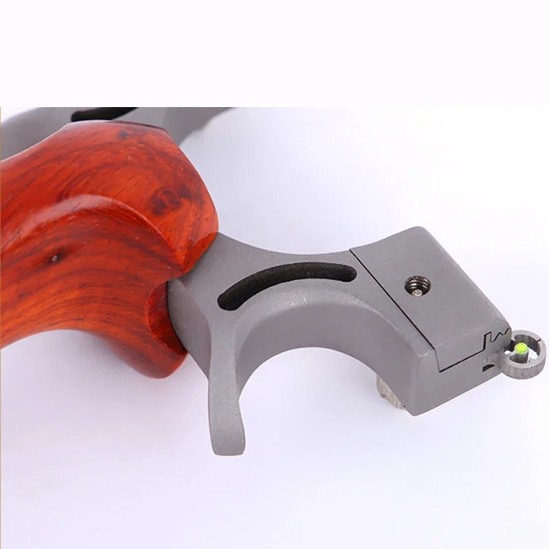 304 Stainless Steel Laser Slingsshot CNC 8020 Slingshot Outdoor Hunting Shooting Tirachinas Super Potential