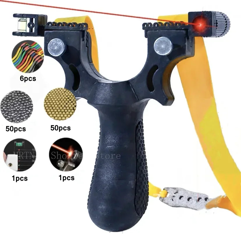 Professional Shooting Resin Slingshot Rubber Band High Power Hunting Catapult Outdoor Game Game Tool High Quality