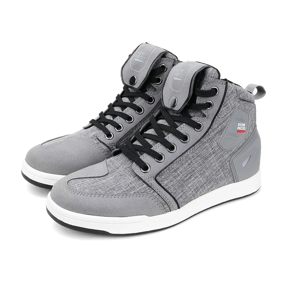 KEMIMOTO Motorcycle Riding Short Boots Men Summer commuting Shoes Sneakers Anti-slip Protection Breathable Casual rides Gear
