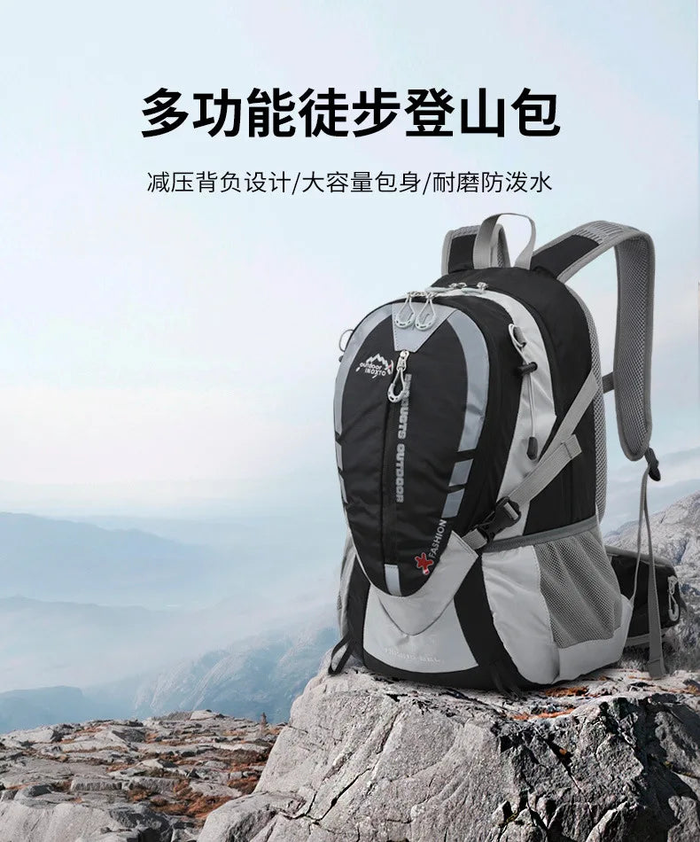 Rainproof Backpack,Outdoor Hiking And Mountain Climbing, Large Capacity, 25l, B228