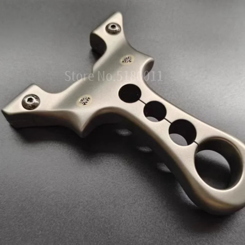 High-end TC21 Titanium Alloy High-end Hunting Slingshot Precision Shooting Competitive Outdoor Sports Catapult for Adults Games