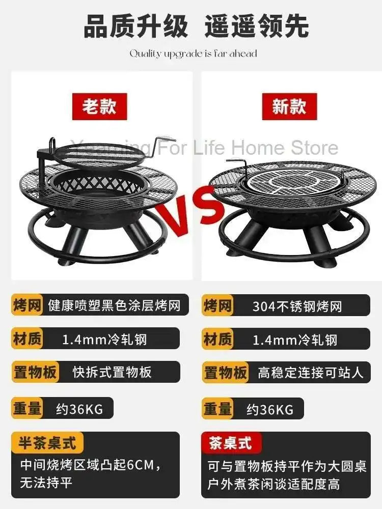 CX010AJ Modern High Quality Barbecue grill, household wood heater, patio, villa campfire, fireplace table, charcoal brazier