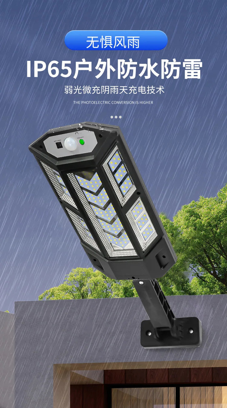 10000 Lumen powerful Solar Led Light Outdoor Solar Lamp of Motion Sensor 4Mode Waterproof Solar Garden Light Street Yard Lantern