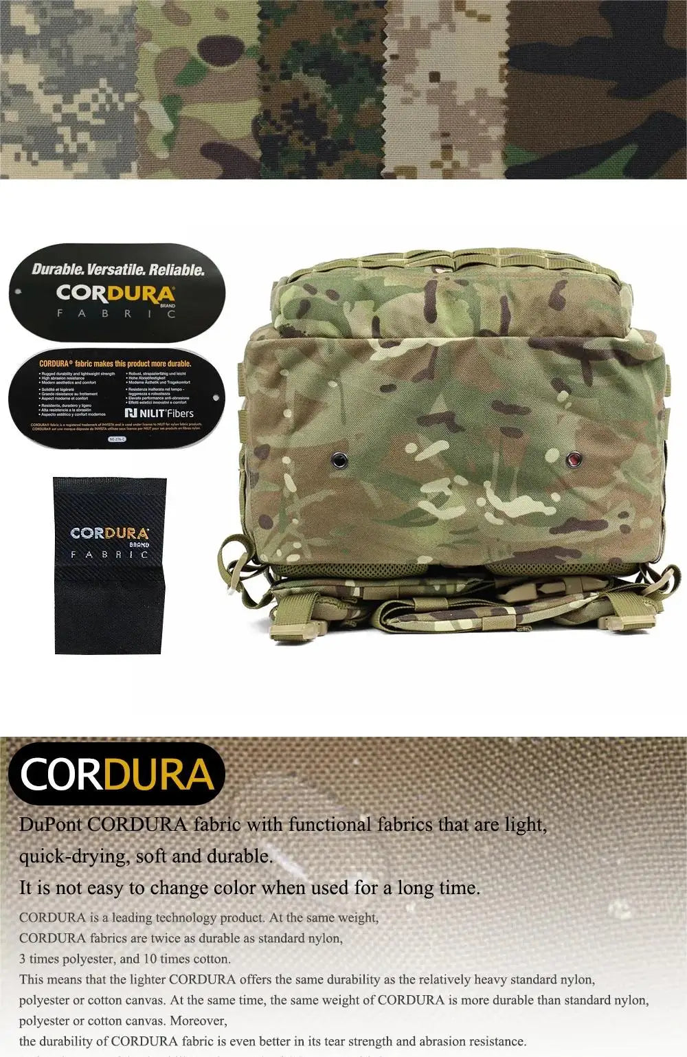 SINAIRSOFT Tactical 55L Outdoor Molle Waterproof Backpack Mountaineering Hunting Bags Trekking Hiking Fishing Bag