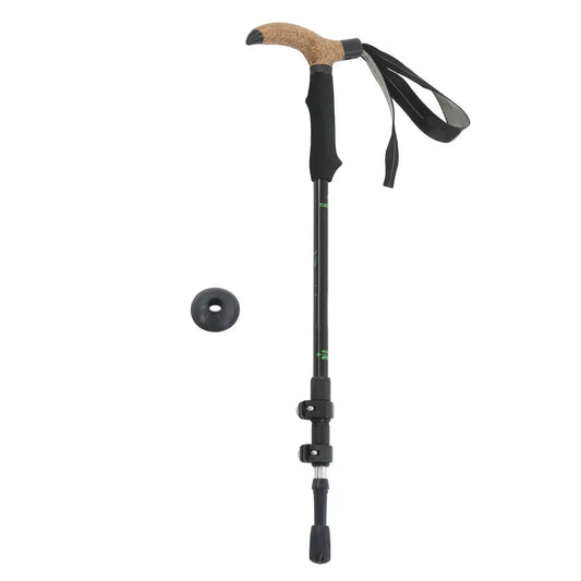 Retractable 3 Section Mountaineering Hiking Stick Lightweight Durable for outdoor Trekking Pole