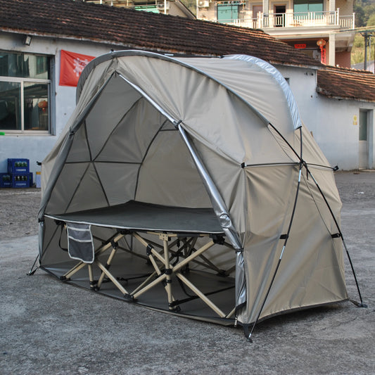 Durable Cot Tent for Camping, Light Weight, Backpacking Tent, Solo, 4000mm Camping Cot Package Not Include