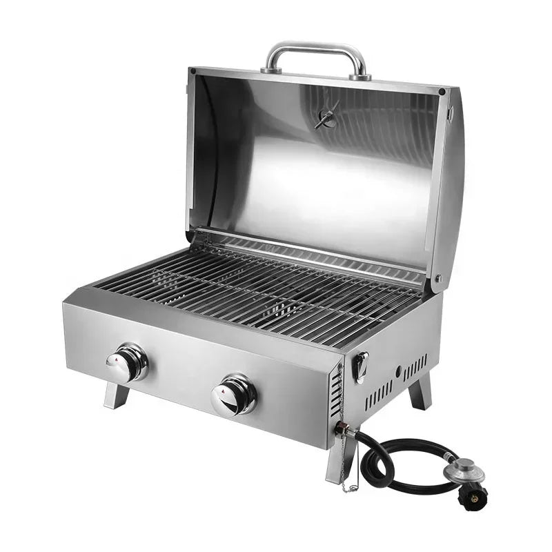 Outdoor Marine Barbecue Stainless Steel Boat Stove Liquefied Propane Gas LPG BBQ Grill