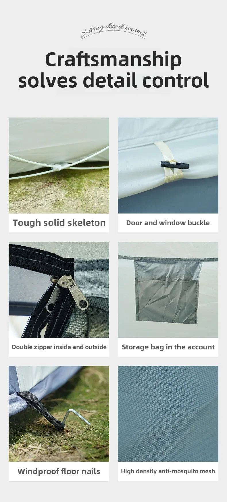 Tent Camping Outdoor 3-4 People Waterproof Thickened Portable Installation-free One-second Quick Open Automatic Boat Tent