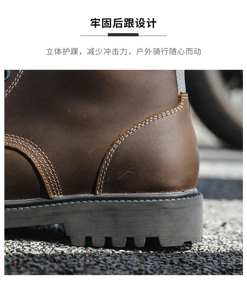 Motorcycle Riding Shoes High Top Motorcycle Boots Breathable Anti Fall Knight Equipment Road Racing Boots Motocross Boots