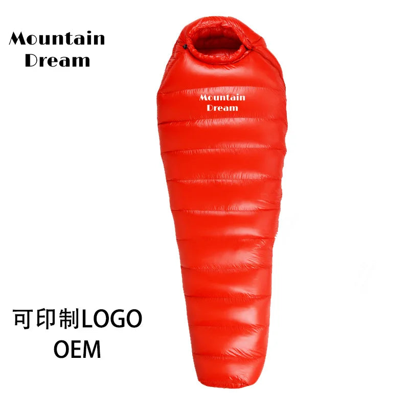 Lightweight Subzero Sleeping Bag Portable Thermal Mummy Hiking Outdoor Backpacking Rectangular Waterproof Winter Hood Camping
