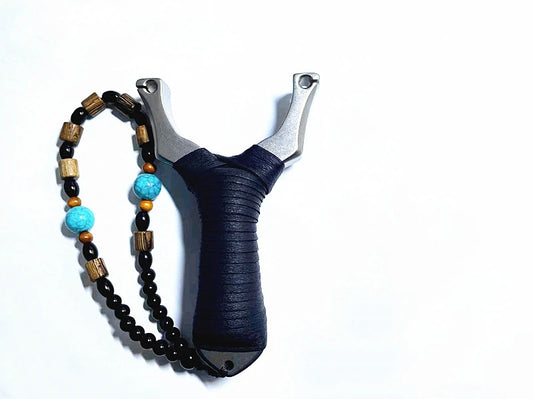 Professional Slingshot Stainless Steel Hunting Slingshots High Quality Catapult Shooting Hunting Sling Shot with Rubber Band