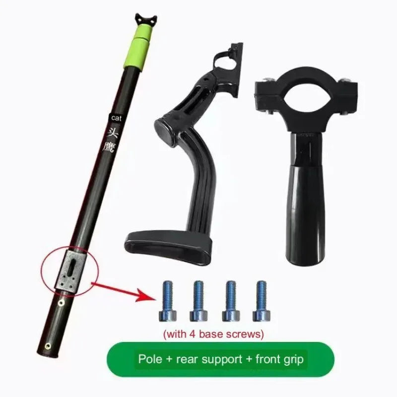 Multifunction Long Rod Slingshot Hunting Bow Catapult Precisional Outdoor Laser Aiming Shooting Equipment Sling Accessories Set