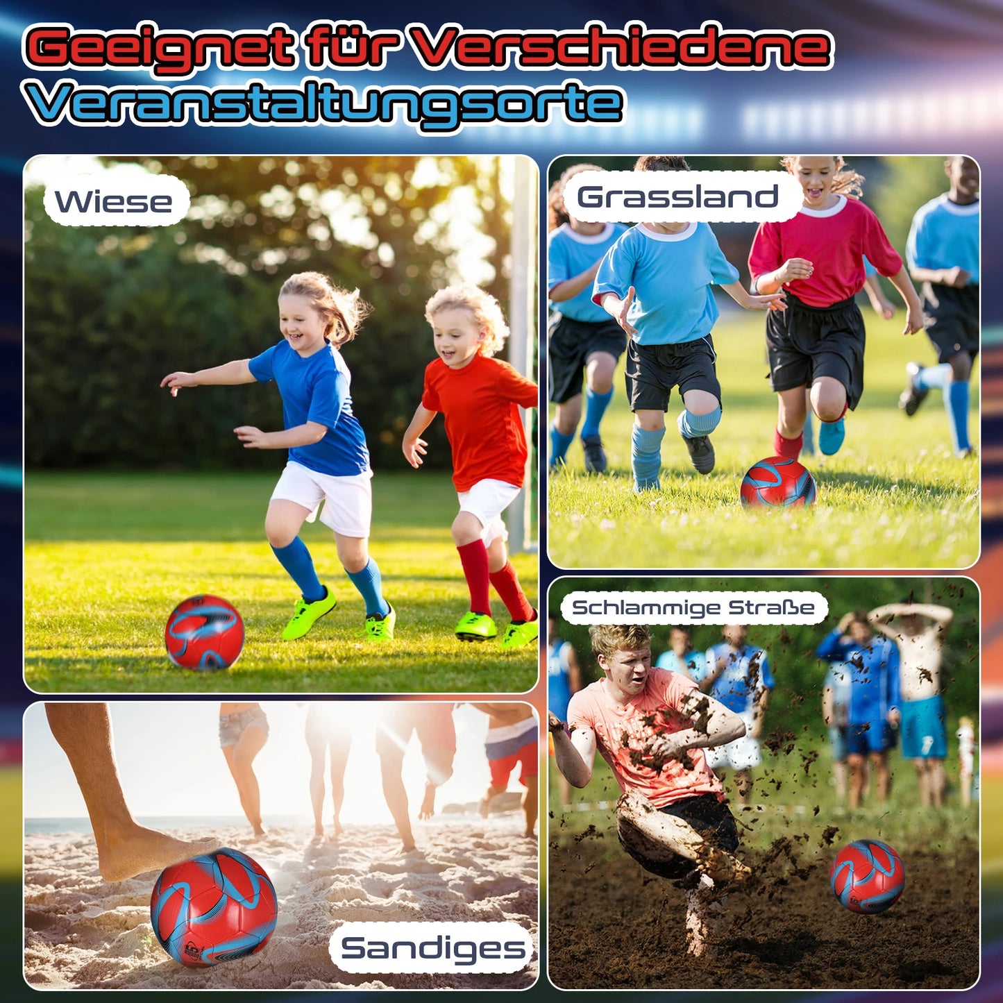 Soccer Balls Official Size 5  PVC Professional Match Football World Football Seamless Outdoor Match Game Football Training