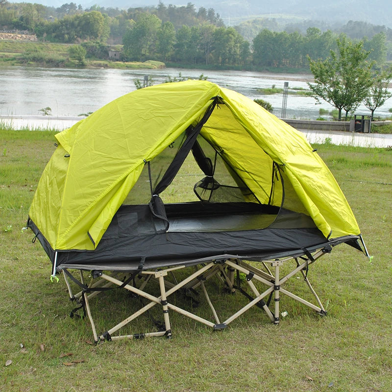 Ultralight 2 Person Backpacking Tent Can Be Used As Cot Bed Tent or Bikepacking Tent, Light Weight Cot Tent Not Include Bed
