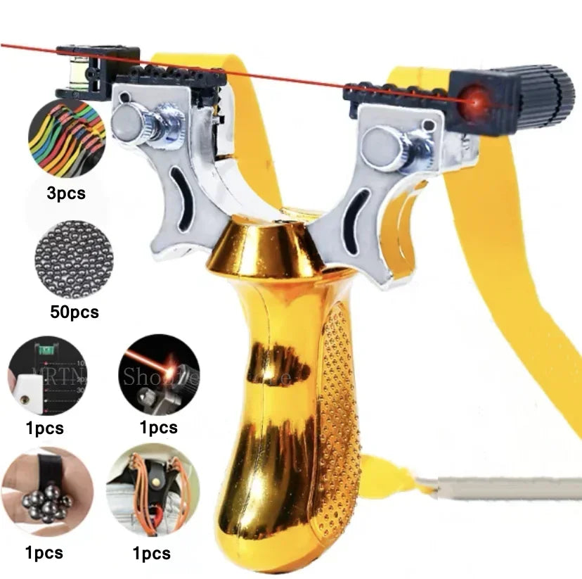 Professional Shooting Resin Slingshot Rubber Band High Power Hunting Catapult Outdoor Game Game Tool High Quality