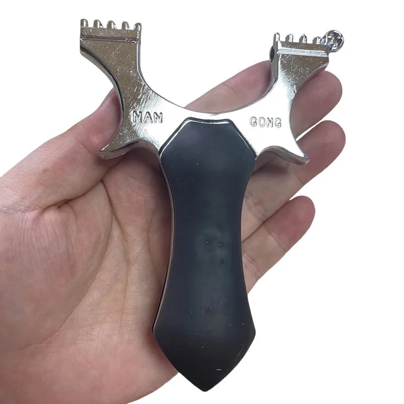 Strong Slingshot Alloy Fast Pressure Catapult Set Precision Outdoor Hunting Accessories Shooting Sports Tools