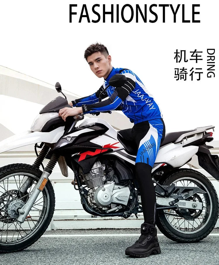 Large Size Motorcycle Boots Outdoor Riding Racing Shoes Anti-fall Wear-resistant Motorcycle Shoes Motorcycle Travel Equipment