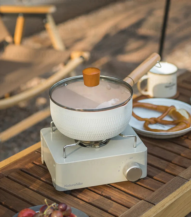 Naturehike Camping MINI Cassette Furnace Gas Stove Strong Firepower 2000W Outdoor Grill Stove Portable BBQ Burner Cooking Tool