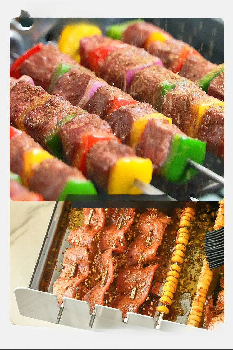 Skewer Barbecue Grill Home Automatic Rotating Multifunctional Indoor Electric Grill Light Smoke Barbecue Machine G-26