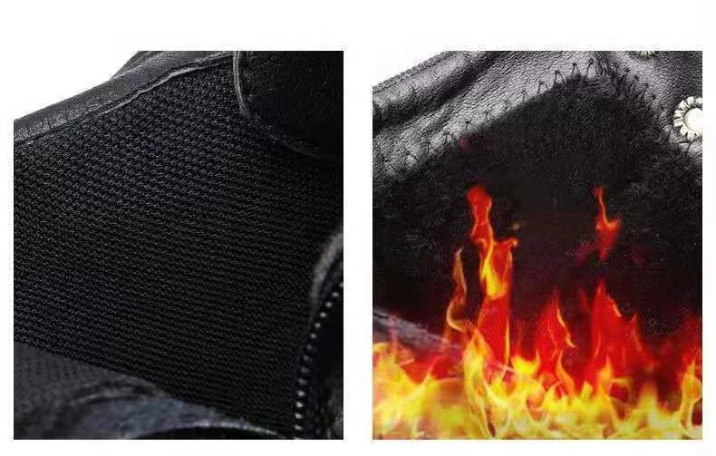 New Luxury Men Ankle Boots British Style High Top Men shoes Motorcycle Leather Boots Zipper Retro Men's Boots Zapatillas Hombre