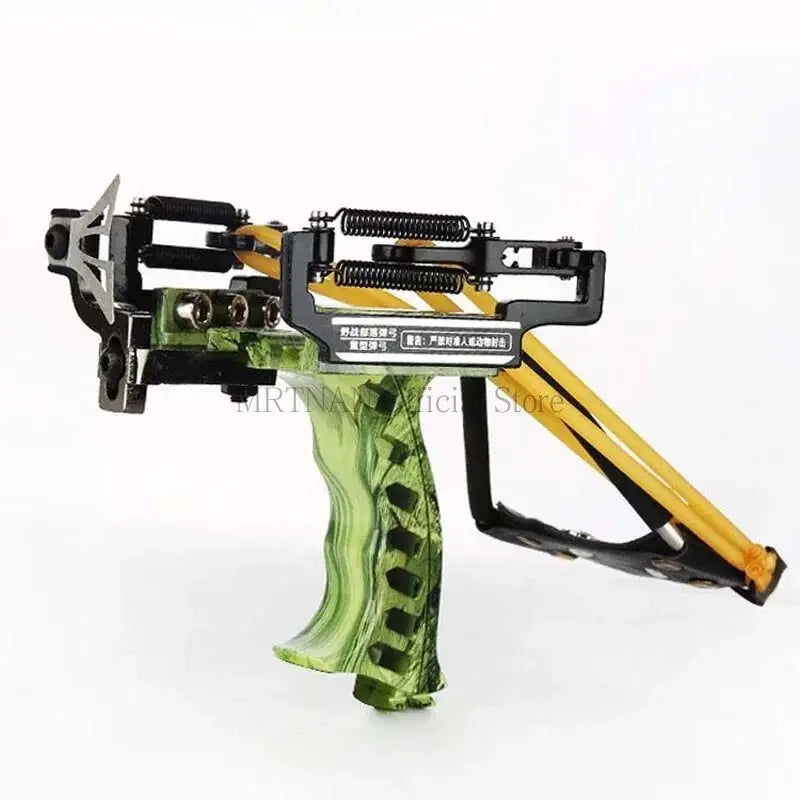 Green/Red Laser Slingshot Black Red Hunting Bow Slingshot Fishing Outdoor Powerful Slingshot Catapult Slingshot Shooting Caza
