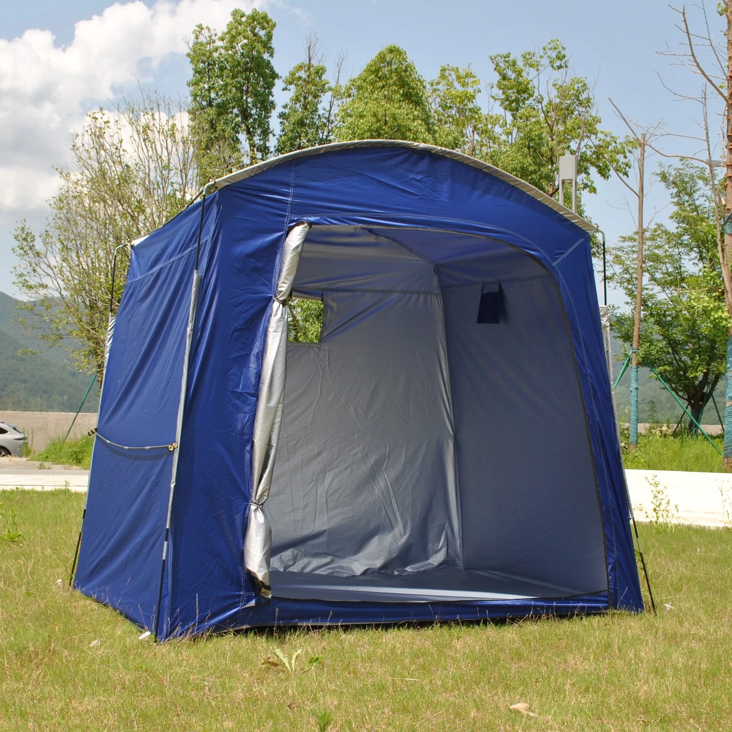 Bike Storage Shed Tent, Oversized Storage Tent for 4 Bikes, Garage/Garden Storage Tent, Waterproof Anti-uv Outdoor Bicycle Cover