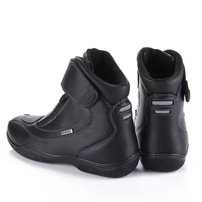 Motorcycle Riding Boots Men's Anti-slip Wear-resistant Locomotive Cycling Shoes Comfort Waterproof Anti-drop Four Seasons