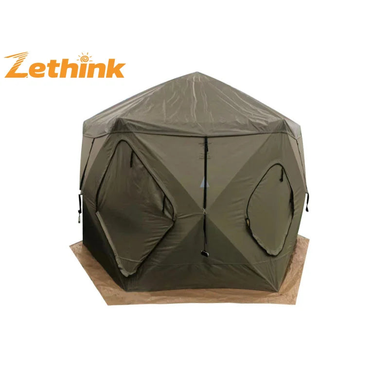 Customized  5-6 Person 4 Season Double Layers Arabian desert middle-east hexagon tent