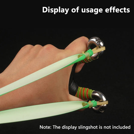 5Pcs Slingshot Band Group Elastic Flat Bands Trolling Fishing Shooting Fish Rubber Band Outdoor Catapult Hunting Accessories