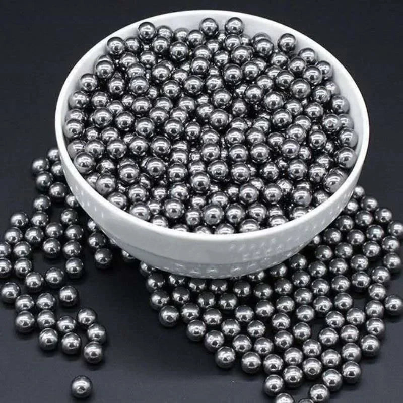 100pcs Slingshot Special Steel Ball for Hunting, Diameter 4.5mm -10mm Ball Bearing Carbon Steel Hunting Accessories