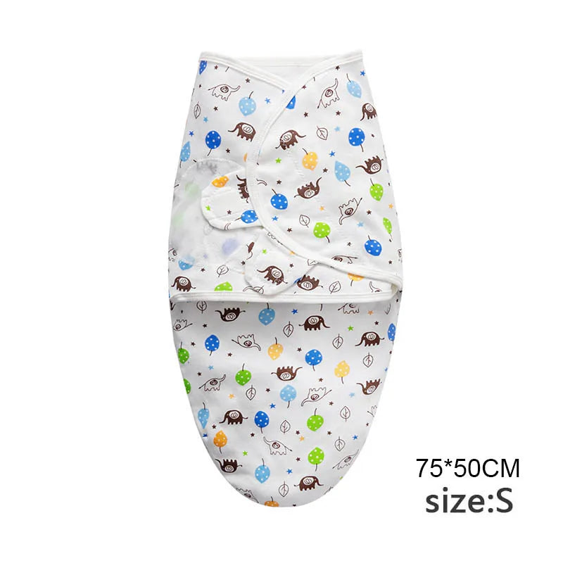 Wholesale baby sleeping bag newborn envelope cocoon wrap swaddle soft 100% cotton 0-6 months sleep blanket