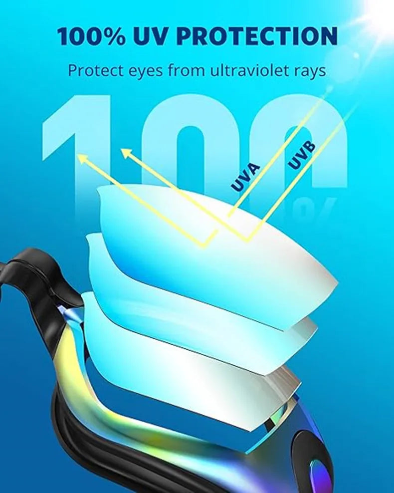 ARENA Professional Waterproof Swimming Goggles Anti-fog UV400 Leak Prevention Glasses Children Students Swim Protection Eyewear