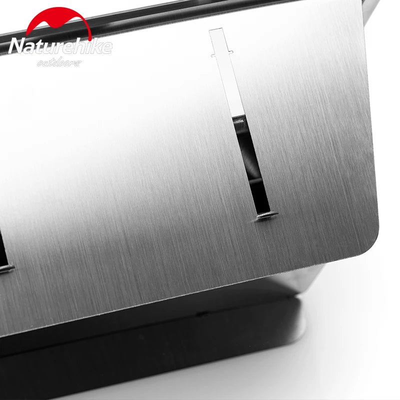 Naturehike IGT Outdoor Folding BBQ Grill Stainless Steel Embedded Oven Portable Stove Camping Picnic Tool Barbecue Accessories