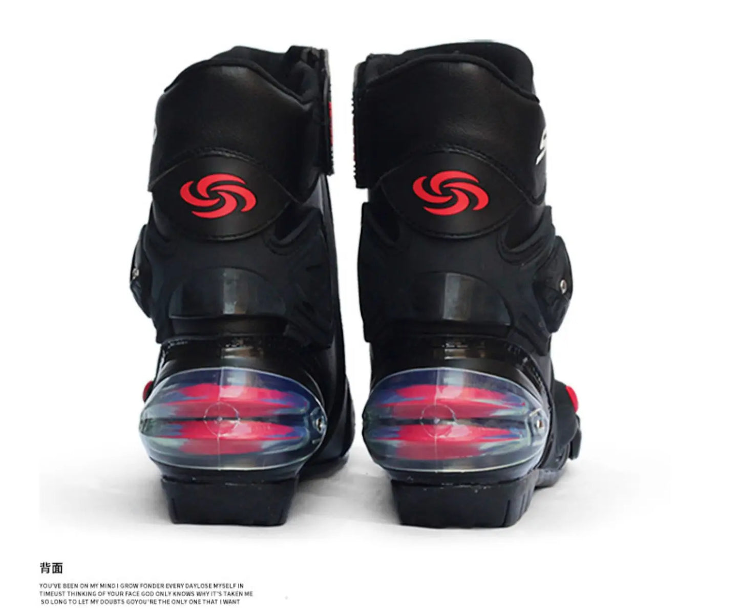 Motorcycle Boots Feet Protection High-Speed Pro-Biker Microfiber Men's Boats Moto Motorbike Race Boot Breathable Anti-fall Shoes