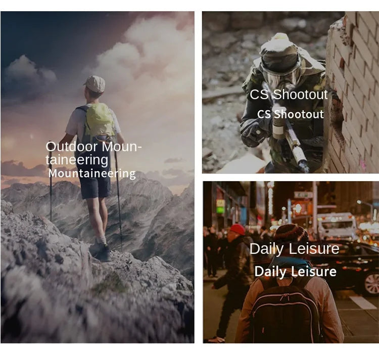 Oulylan Durable Portable Travel Shoulders Pack Versatile Outdoor Practical Climbing Bags Men Lightweight Large Capacity Backpack