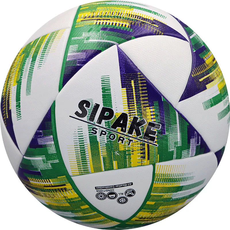 SIPAKE High Quality Size 5 Soccer Ball Official PU Seamless Wear Resistant Outdoor League Sports Football Training MatchFootball