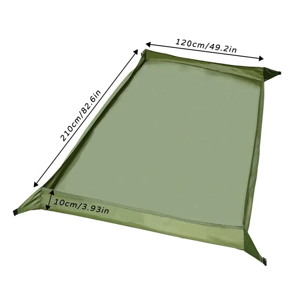 Waterproof Camping Tarp Thicken Picnic Mat Durable Beach Pad Multifunctional Tent Footprint Sun Canopy Ground Sheet For Hiking