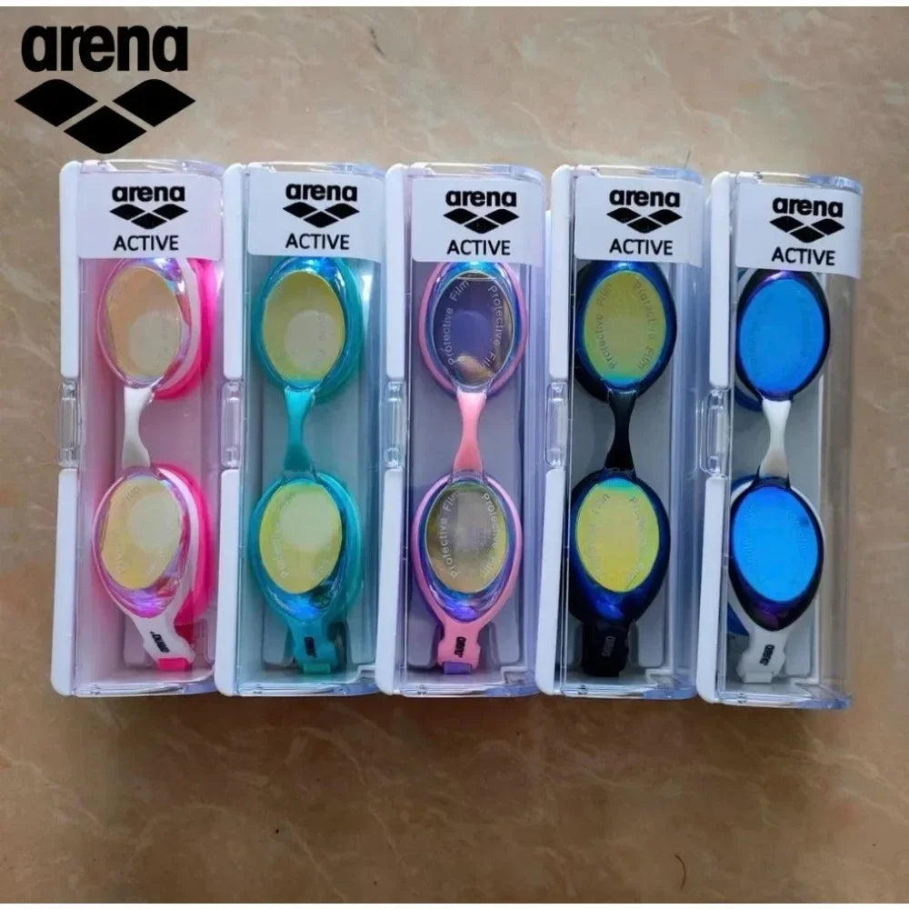 ARENA Professional Anti-Fog HD Swimming Women Adjustable Silicone Swim EYEWEAR Goggles Leak Proof Protection Glasses Men