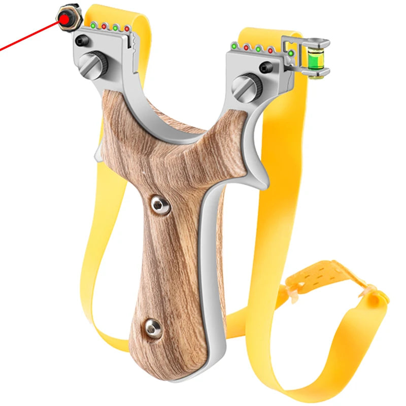 Laser Slingshot Professional Slingsshot Powerful Alloy Shooting Outdoor Hunting Sling Shot Aiming Catapult Hunting Acessories