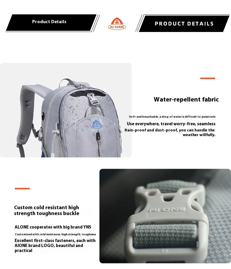 30L Outdoor Backpack Hiking Bag Multi functional Anti splash Mesh Frame Backpack for Tourism Ultra Light Travel Backpack