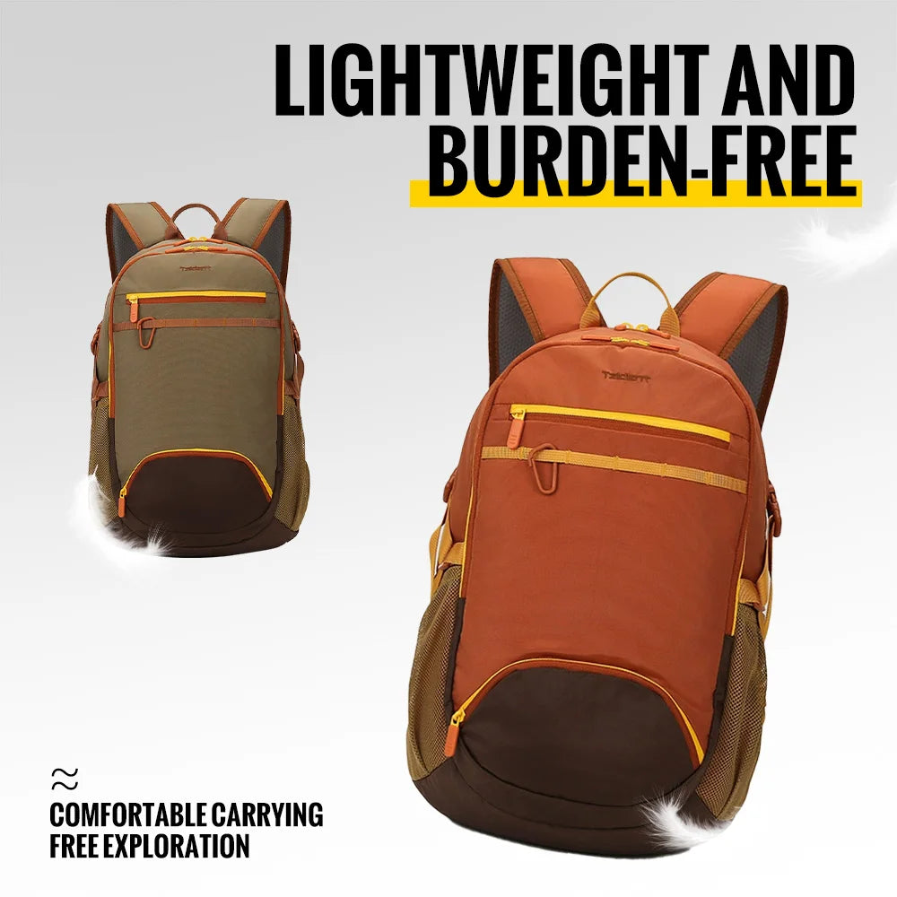 WRELS Backpack Camping Bag Large Capacity Backpack Lightweight Waterproof Mountaineering Bag Breathable Casual Travel Backpack