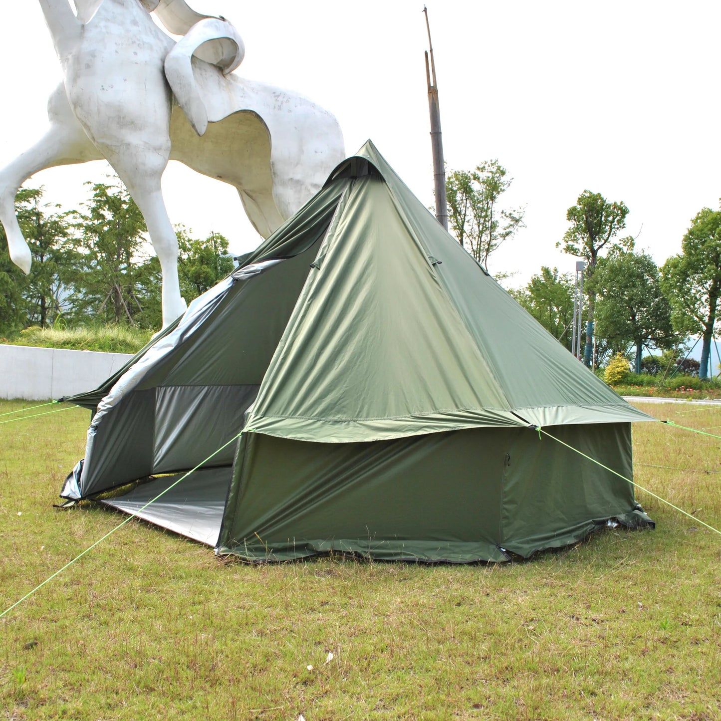 Regatta Mongolian Bell Tent - W/StoveJack, Waterproof, 4 Season Luxury Camping and Glamping Yurt Tent Outdoor