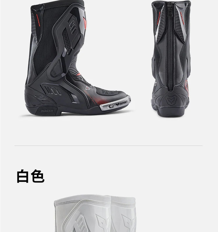 Motorcycle Boots Racing Off-road Shoes Non-slip High-top Motorcycle Professional Waterproof Mountain Bike Boots