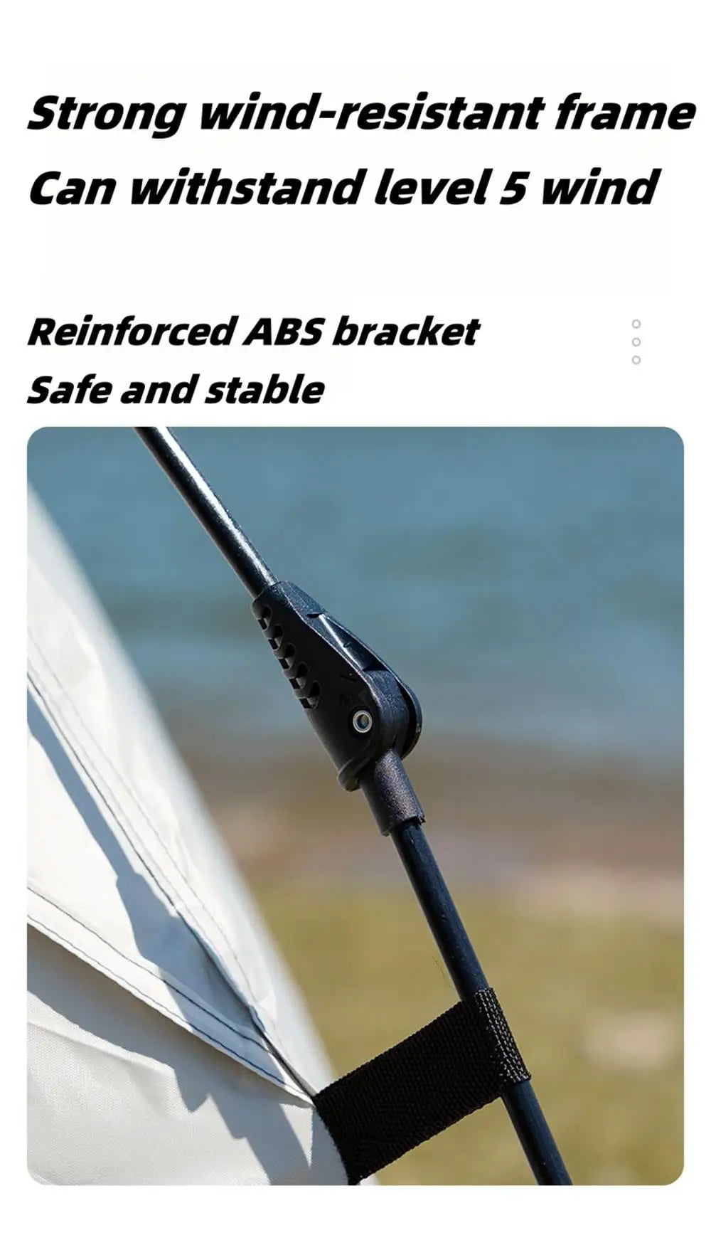 Camping Waterproof Tent 2-3 People One-touch Camping Tent Outdoor Ultralight Portable Sun Shelter Beach Tent for Outdoor Fishing