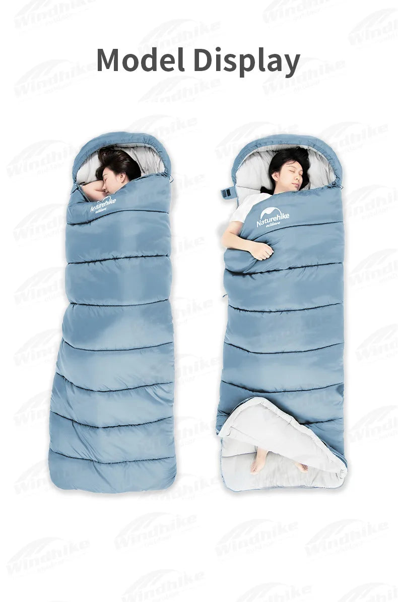 Naturehike Sleeping Bag Hollow Cotton Quilt Ultralight Winter Envelope Sleeping Bag for Adult Outdoor Camping Travel Lightweight