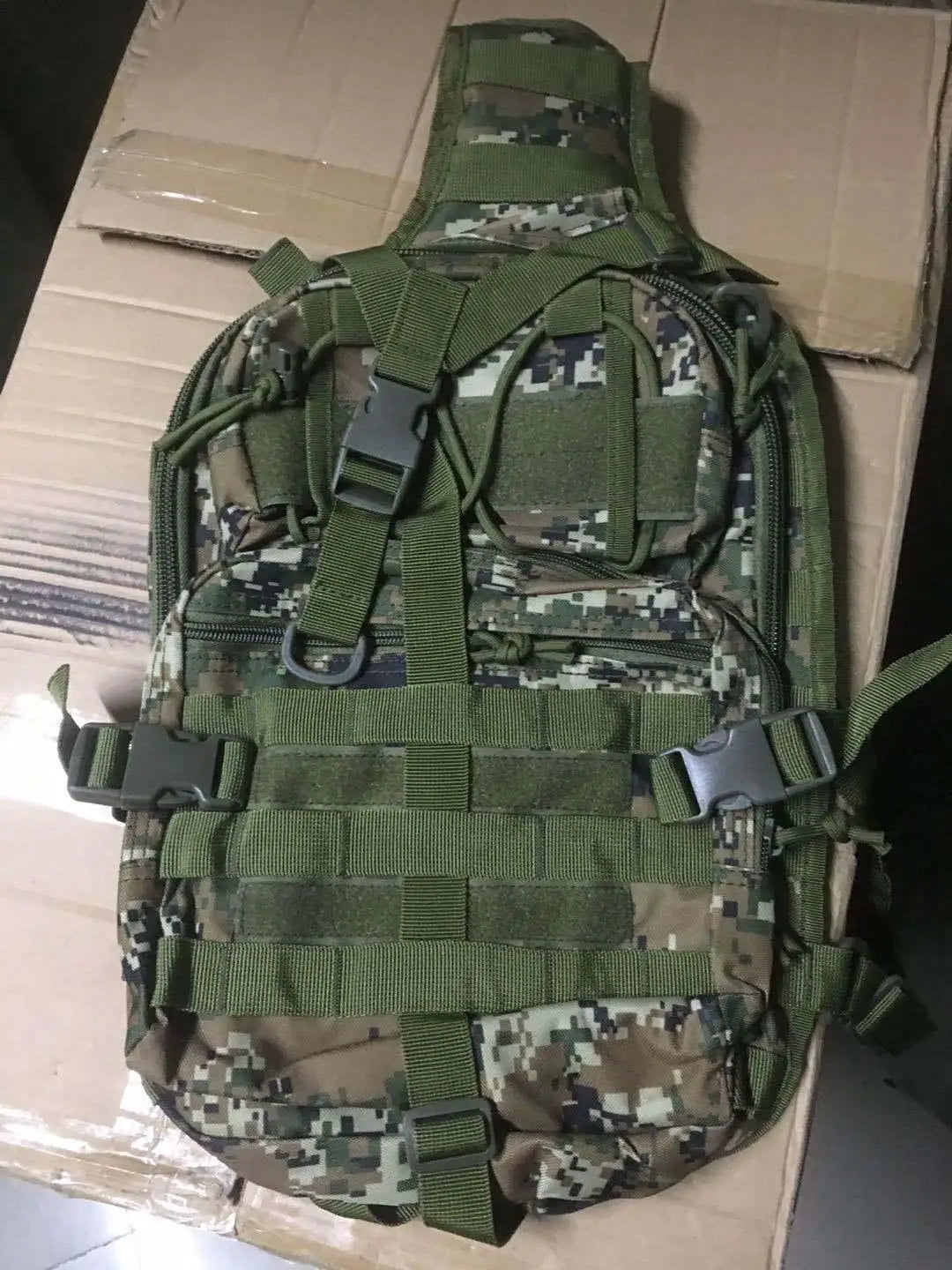 Waterproof Oxford Tactical Crossbody Sling Backpack Men Military Hunting  Chest Bag Large Camping Hiking Pack Storage Bags