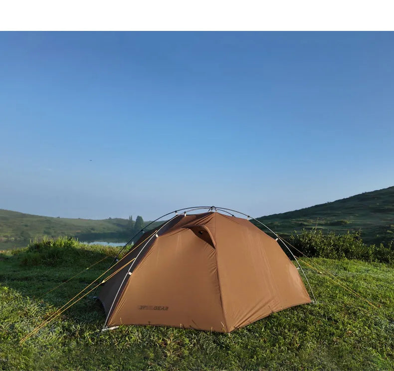 3F UL Gear Taiji 1 Tent Ultralight Single Person Outdoor Camping Tourism Tent Mountaineering Windproof Hiking Tent 1 Person