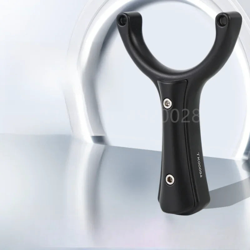 Aviation aluminum Slingshot Flat Rubber Strap Catapult Hunting Slingshot Outdoor Shooting Sports Fishing Accessories Tool